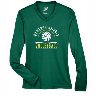 Womens Volleyball Long Sleeve - Green Product Image
